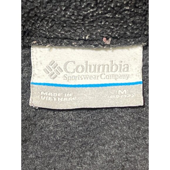 Columbia Boys Black Fleece Lined Full Zip Jacket Size M 10/12 - Picture 4 of 5